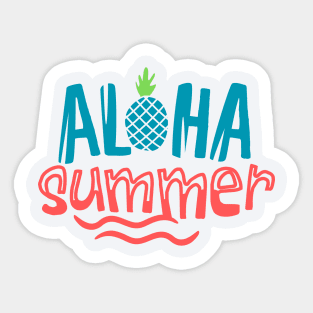 Aloha Summer Sticker